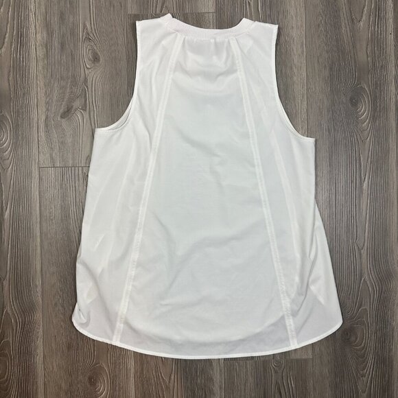 Athleta White Zephyr Workout Tank Top Women’s Medium Activewear Gym Running - Picture 4 of 6